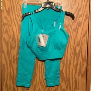 NWT GymShark leggings and crop top
